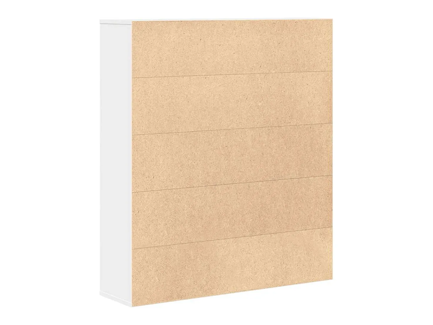 Estantería de madera de ingeniería blanca 89x24x101,5 cm