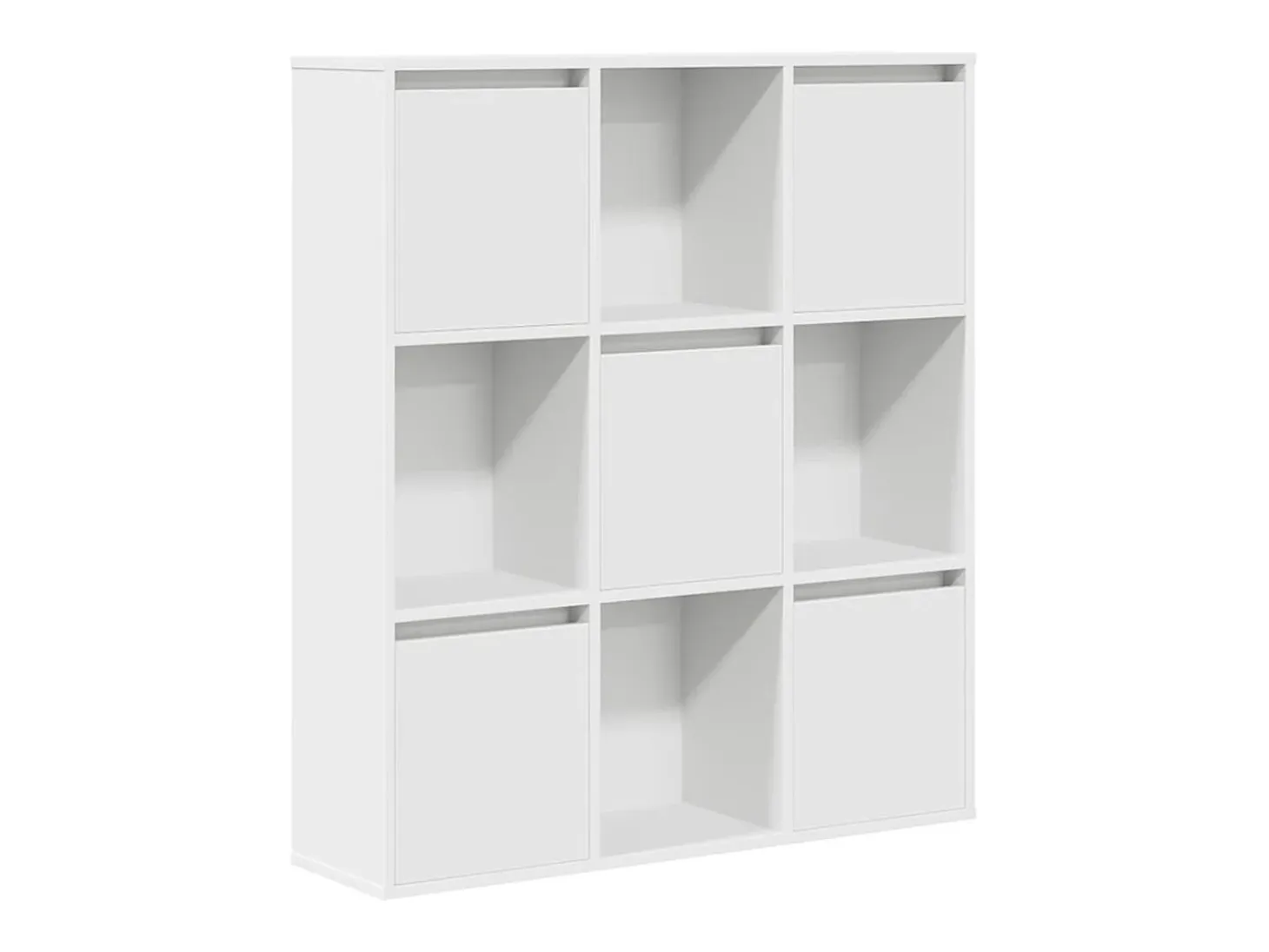 Estantería de madera de ingeniería blanca 89x24x101,5 cm