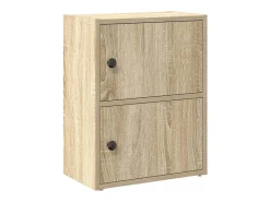 Estantería de madera de ingeniería roble sonoma 40x24x52 cm