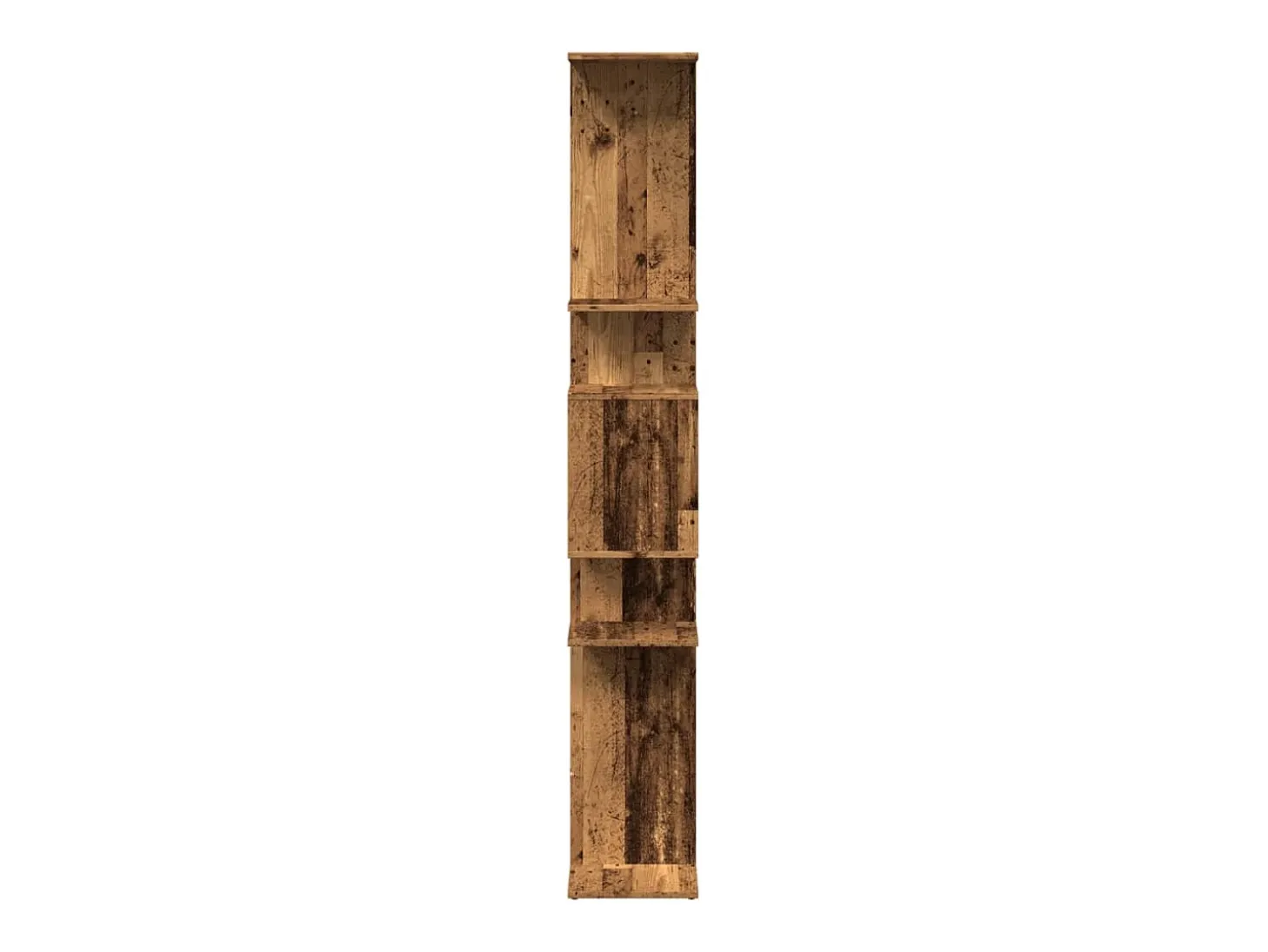Estantería de madera de ingeniería envejecida 92x29x188 cm