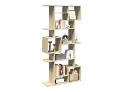 Estantería de madera de ingeniería roble Sonoma 92x29x188 cm