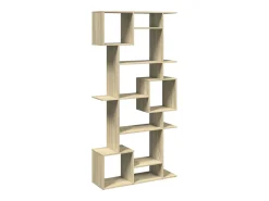 Estantería de madera de ingeniería roble Sonoma 92x29x188 cm