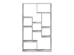 Estantería de madera de ingeniería gris hormigón 72x20x120 cm