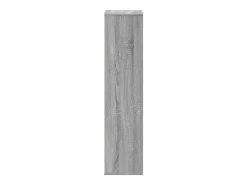 Estantería de madera de ingeniería gris Sonoma 50x25x105 cm