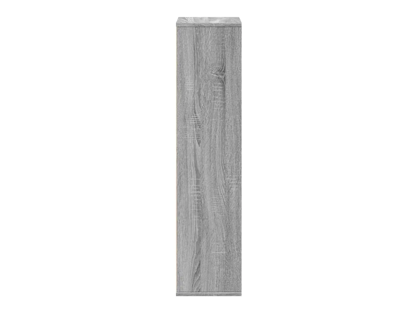 Estantería de madera de ingeniería gris Sonoma 50x25x105 cm