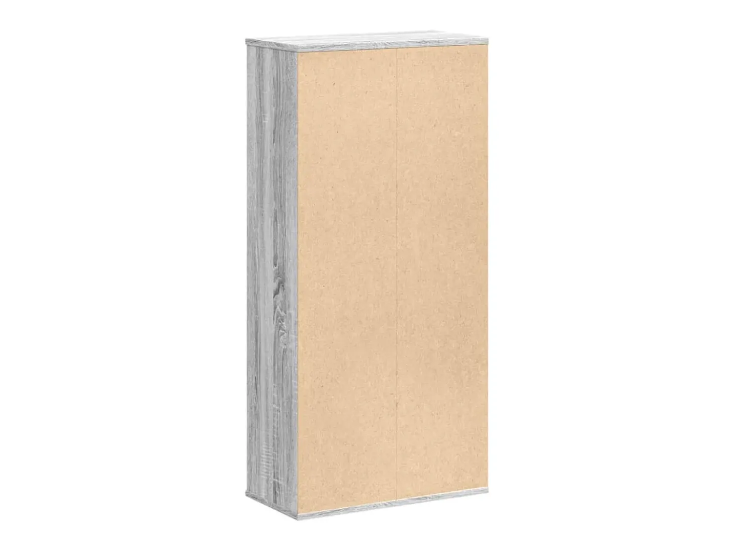 Estantería de madera de ingeniería gris Sonoma 50x25x105 cm