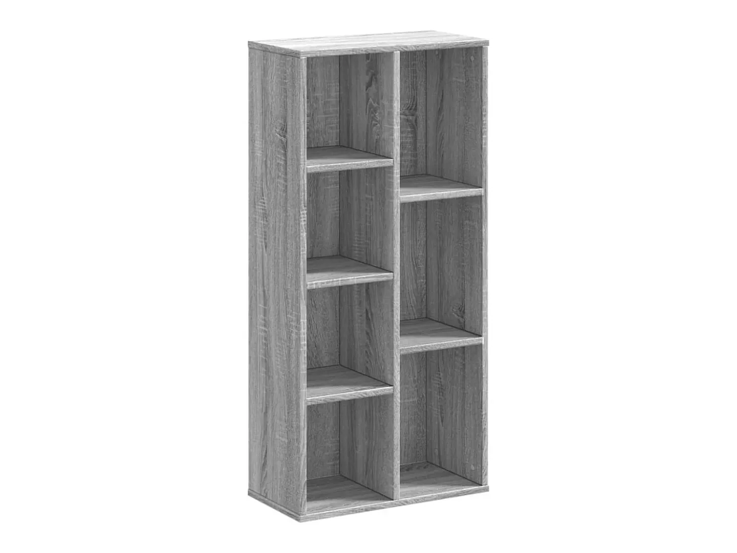 Estantería de madera de ingeniería gris Sonoma 50x25x105 cm