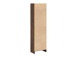 Estantería de madera de ingeniería marrón roble 40x24x143 cm