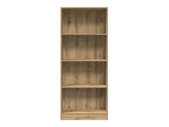 Estantería de madera de ingeniería roble artesanal 60x24x143 cm