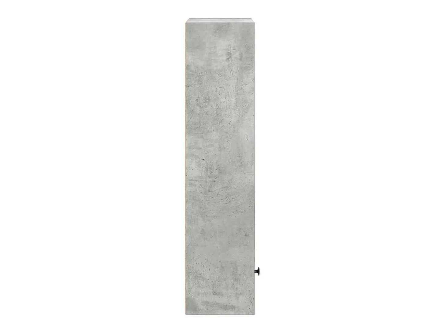 Estantería de madera de ingeniería gris hormigón 31x24x102 cm