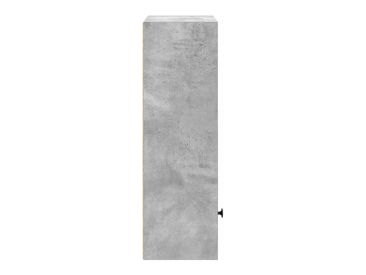 Estantería de madera de ingeniería gris hormigón 31x24x77 cm