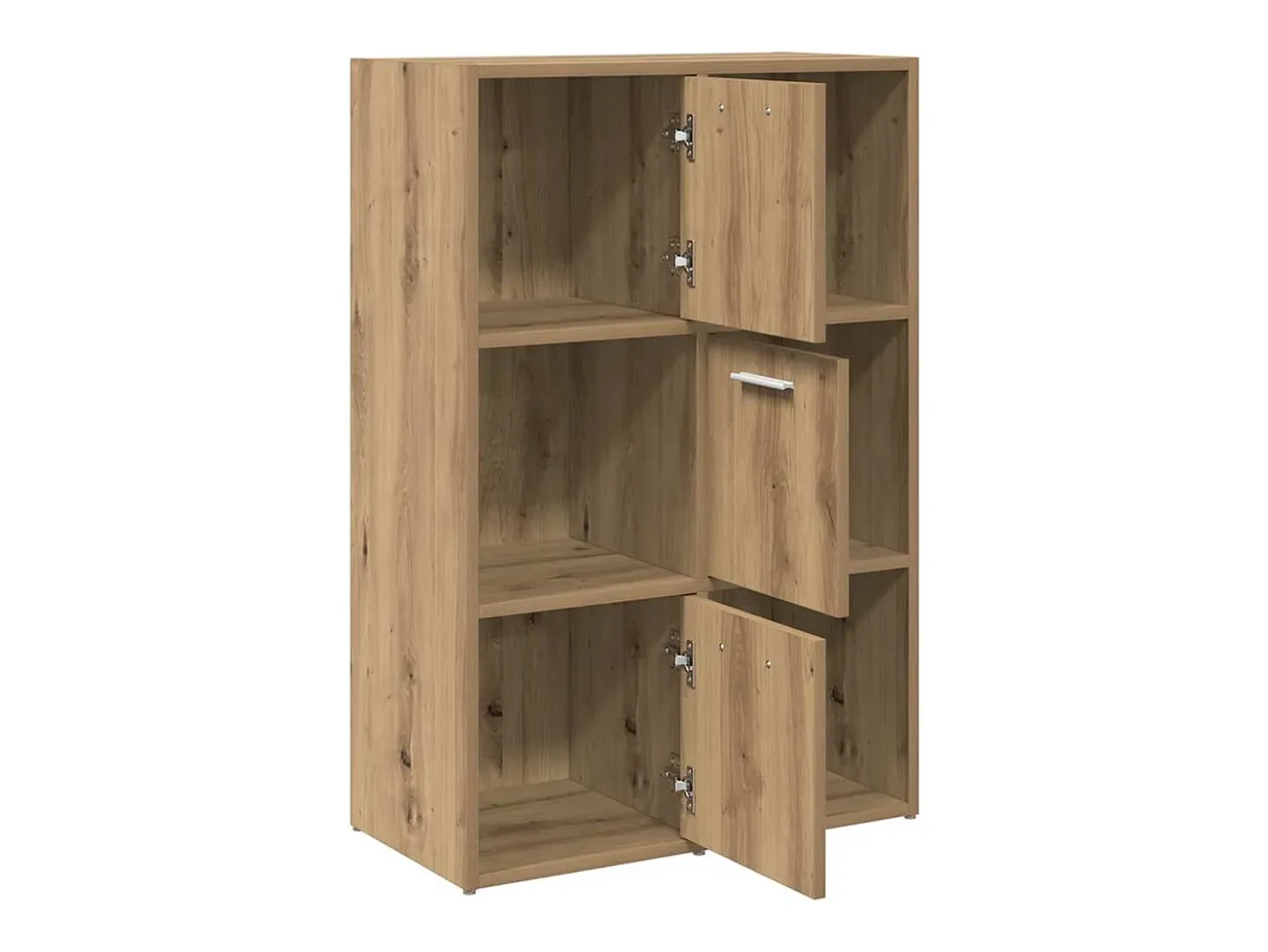 Estantería de madera de ingeniería roble artisan 60,5x30x90 cm