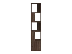 Estantería de madera de ingeniería marrón roble 40x36x189 cm