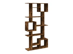 Estantería de madera de ingeniería roble ahumado 92x29x188 cm
