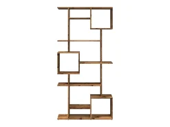 Estantería de madera de ingeniería roble ahumado 92x29x188 cm