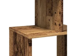 Estantería de madera de ingeniería roble ahumado 92x29x188 cm