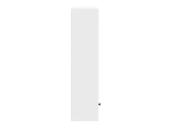 Estantería de madera de ingeniería blanca 31x24x102 cm