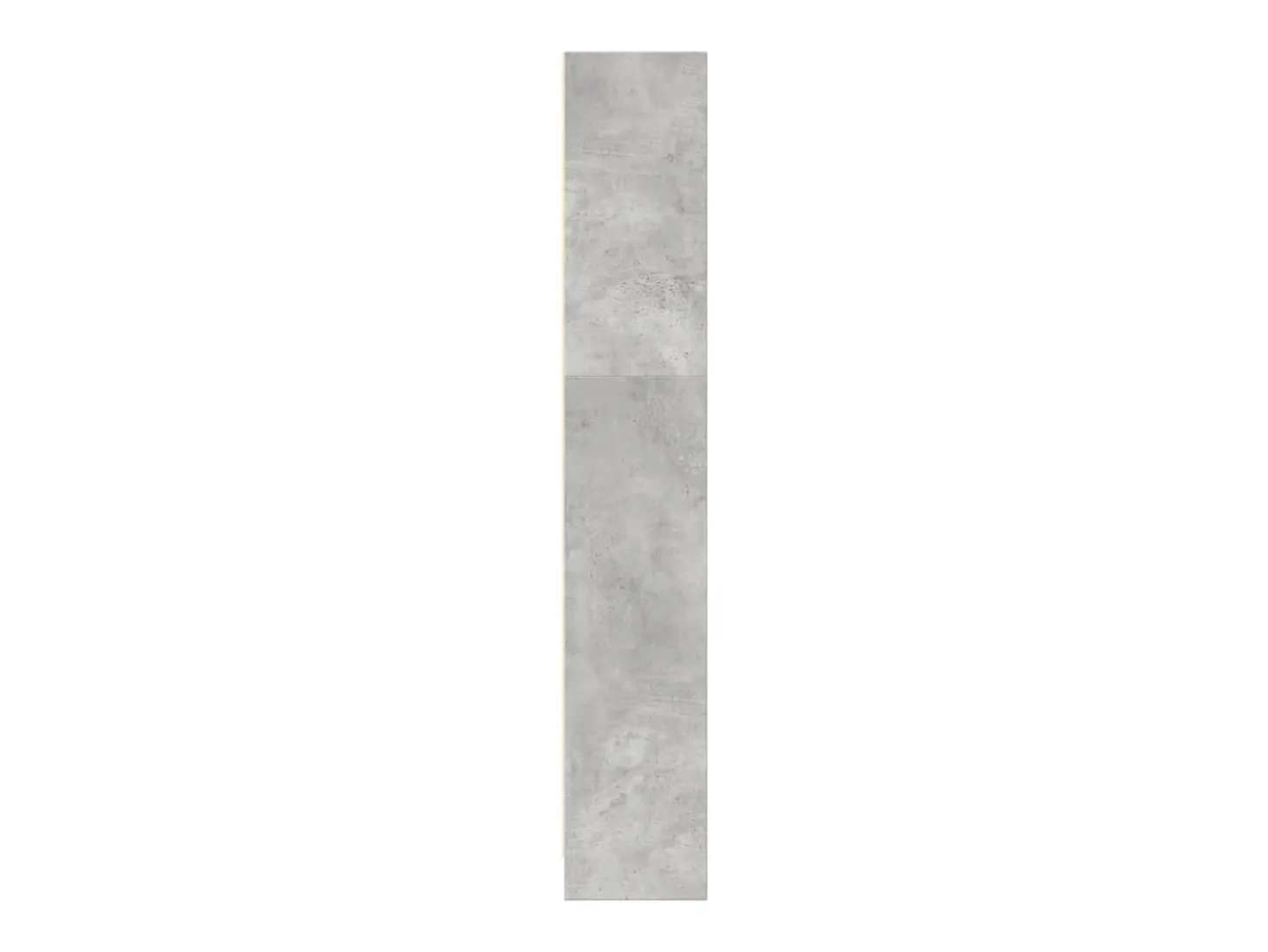 Estantería de madera de ingeniería gris hormigón 80x24x143 cm