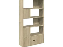 Estantería de madera de ingeniería roble Sonoma 100x36x189 cm