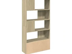Estantería de madera de ingeniería roble Sonoma 100x36x189 cm