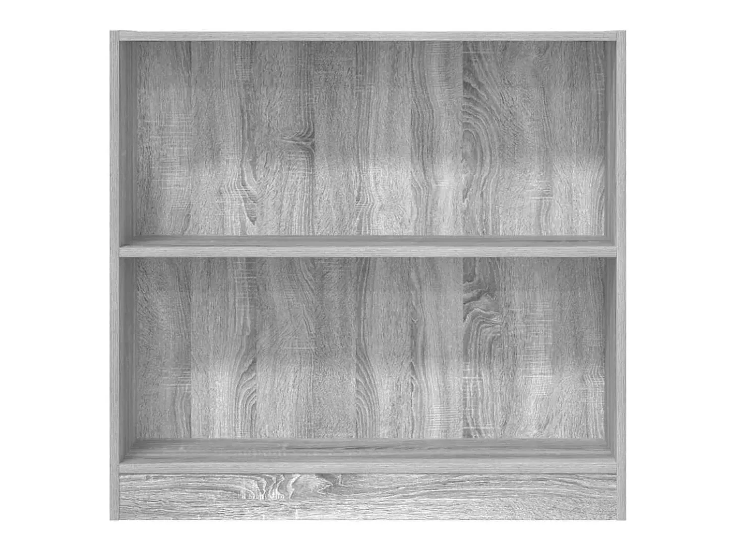 Estantería de madera de ingeniería gris Sonoma 80x24x76 cm