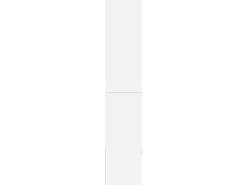 Estantería de madera de ingeniería blanca 100x36x189 cm