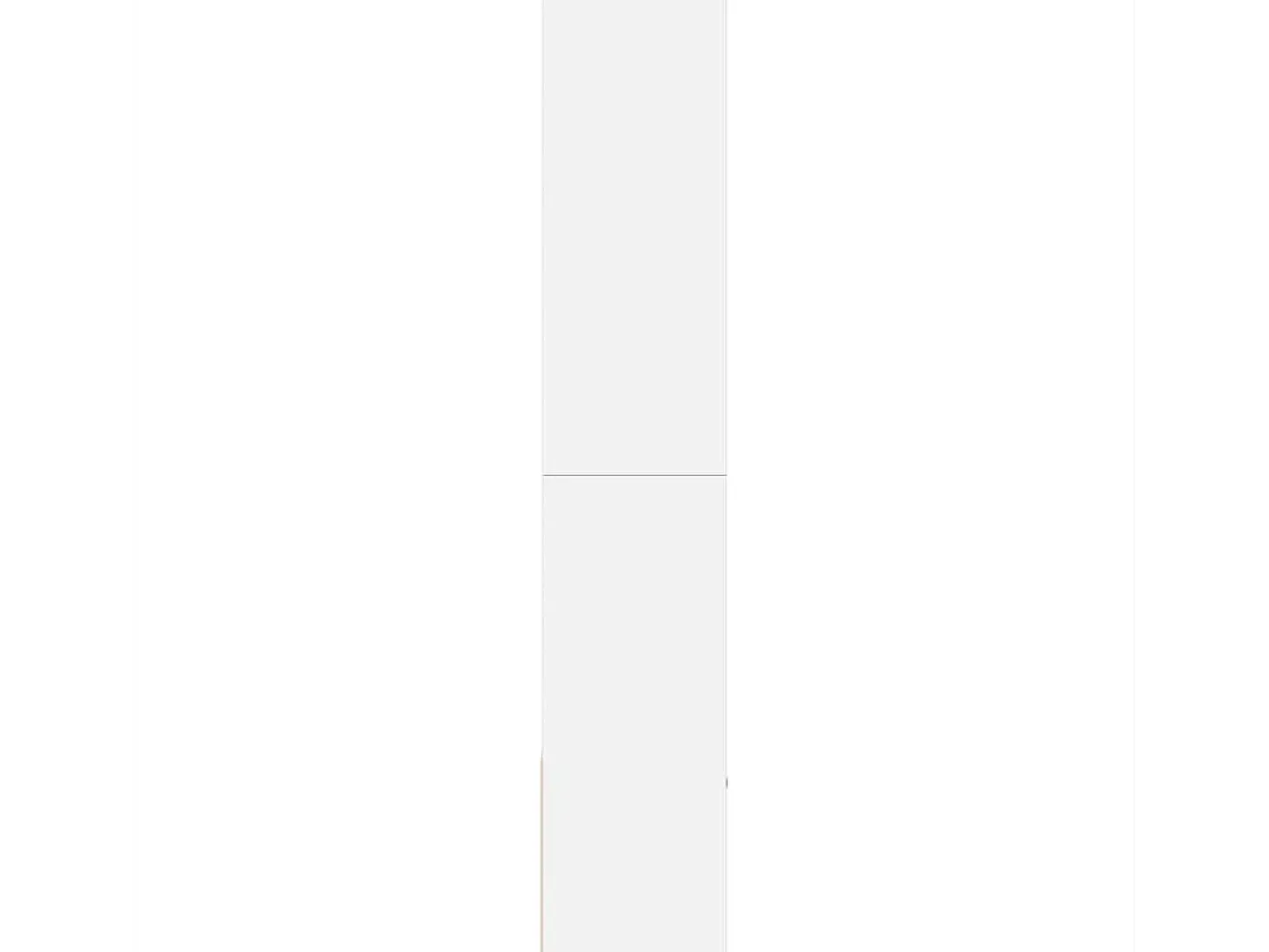 Estantería de madera de ingeniería blanca 100x36x189 cm