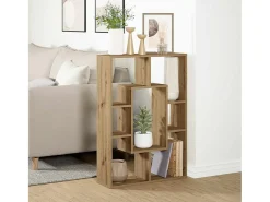 Estantería de madera de ingeniería roble artisian 63x20x90 cm