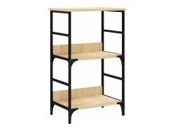 Estantería de madera de ingeniería roble Sonoma 50x33x82 cm