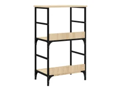 Estantería de madera de ingeniería roble Sonoma 50x33x82 cm