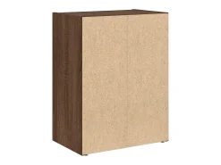Estantería de madera de ingeniería marrón roble 40x24x52 cm