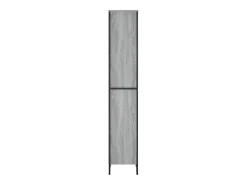 Estantería de madera de ingeniería gris Sonoma 50x31x169 cm