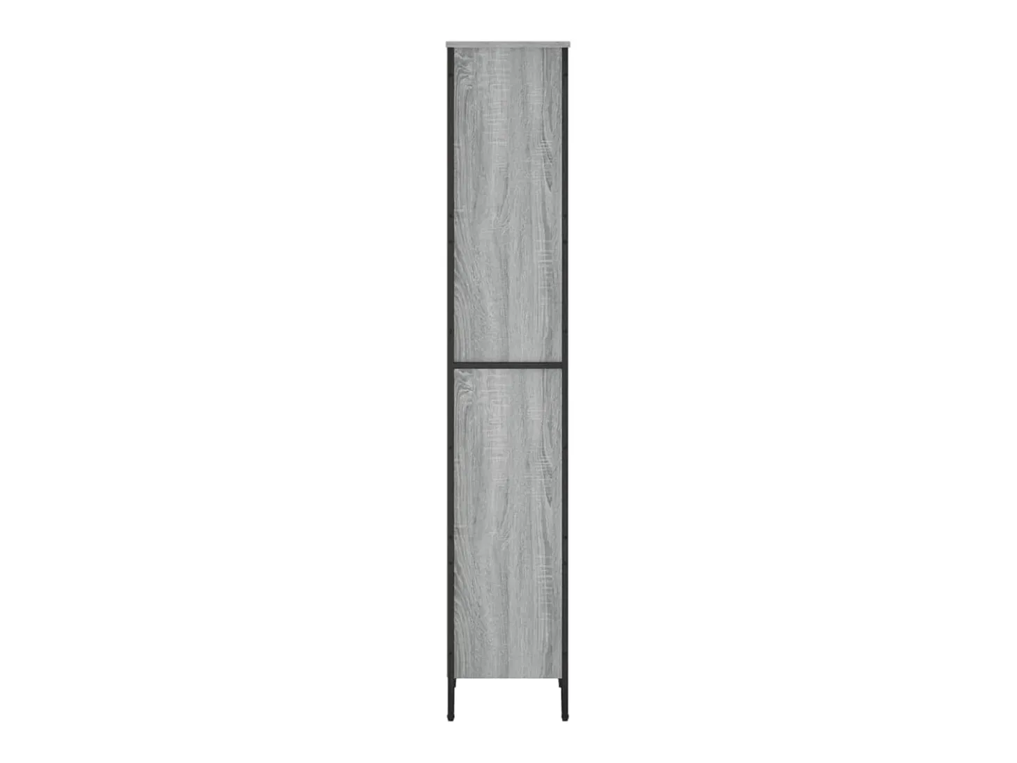 Estantería de madera de ingeniería gris Sonoma 50x31x169 cm