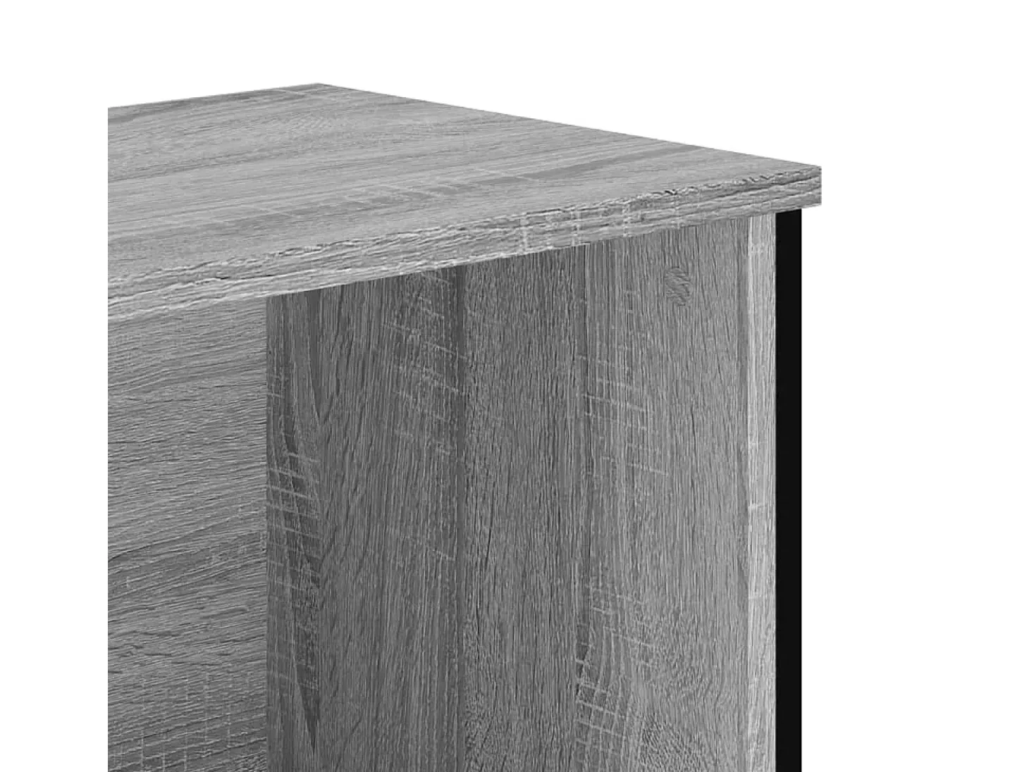 Estantería de madera de ingeniería gris Sonoma 50x31x169 cm