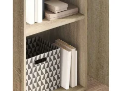 Estantería de madera de ingeniería roble Sonoma 40x30x152 cm