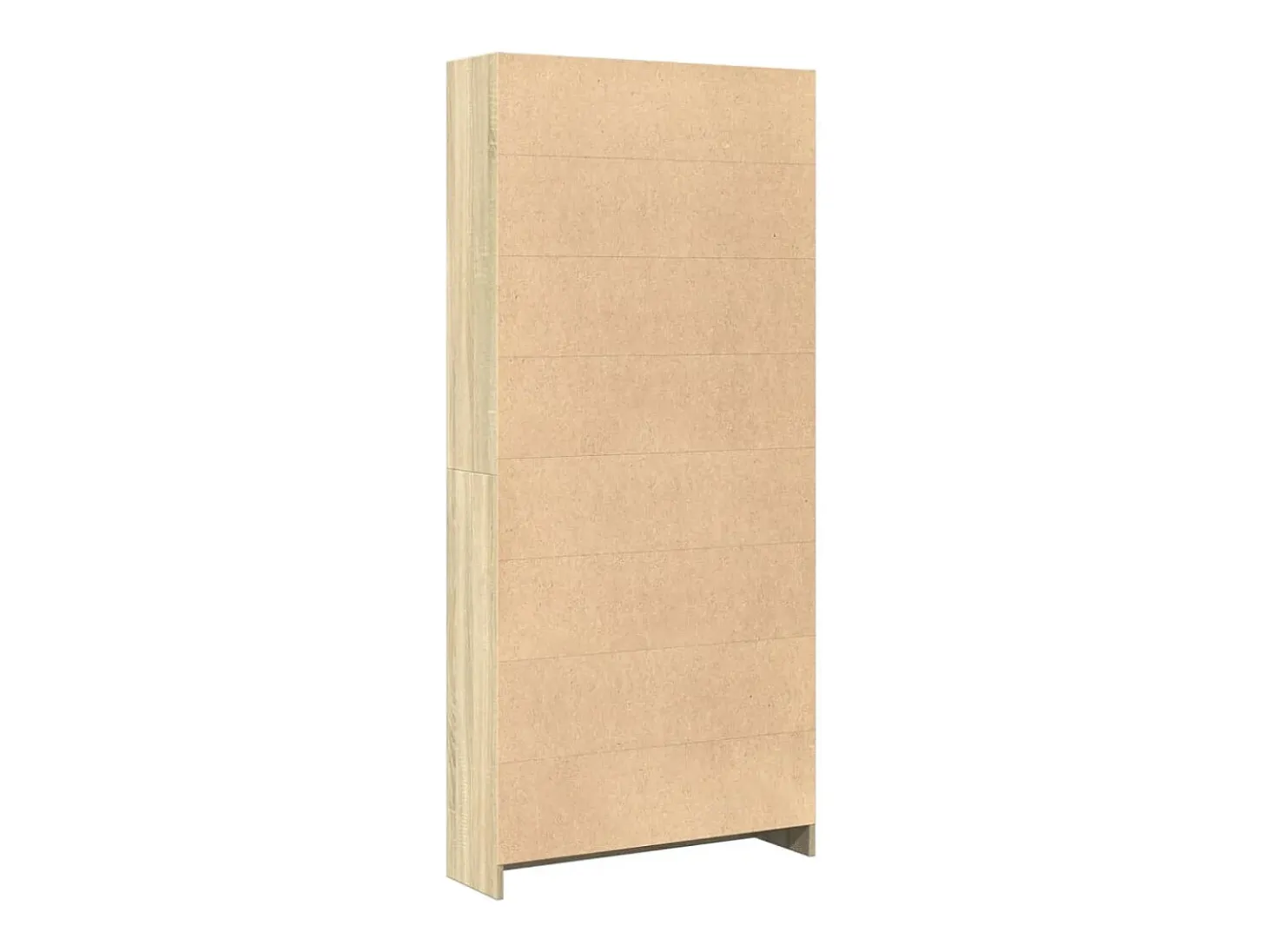 Estantería de madera de ingeniería roble Sonoma 80x24x176 cm