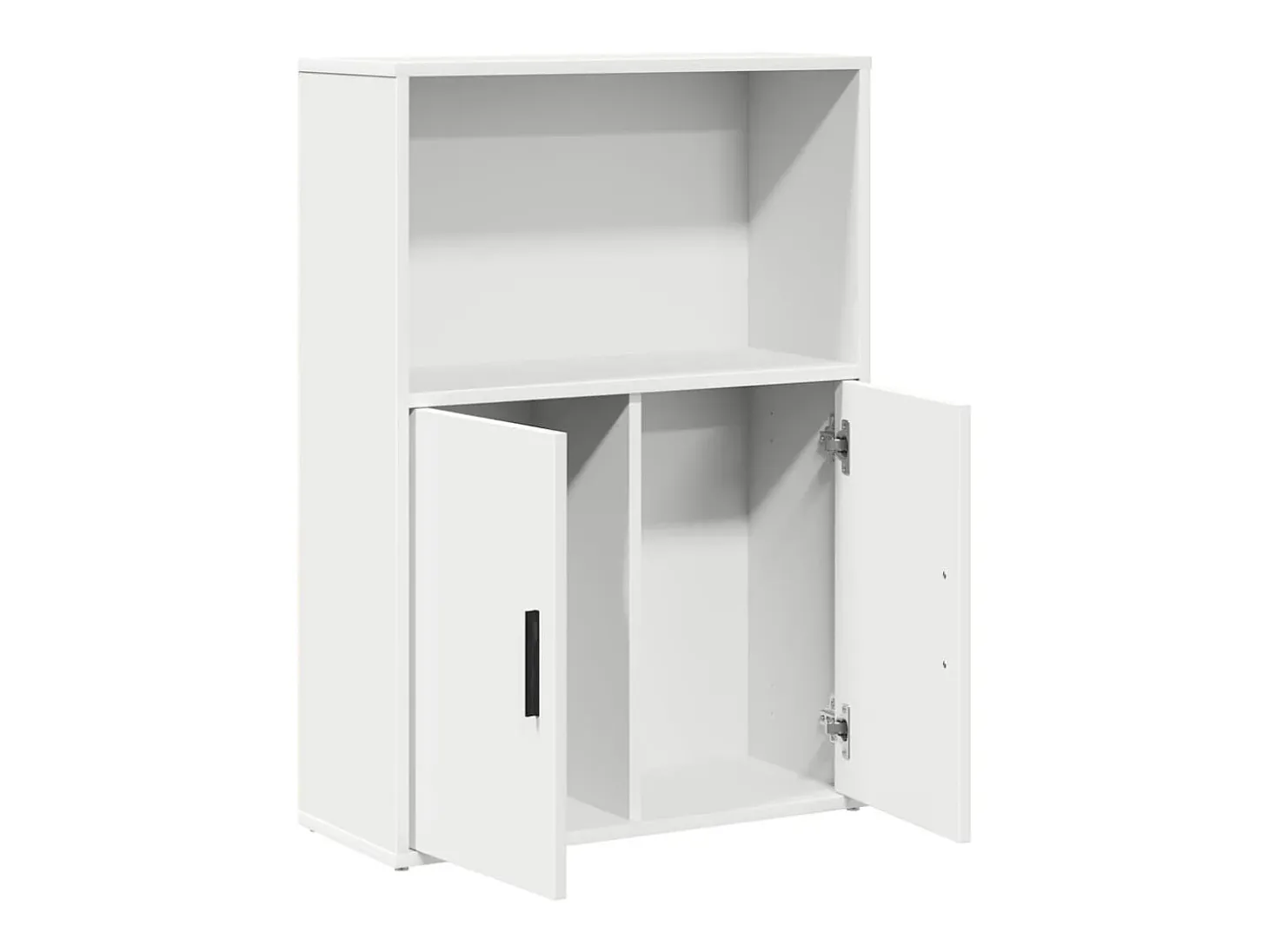 Estantería de madera de ingeniería blanca 60x24x85 cm