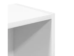 Estantería de madera de ingeniería blanca 31x24x77 cm