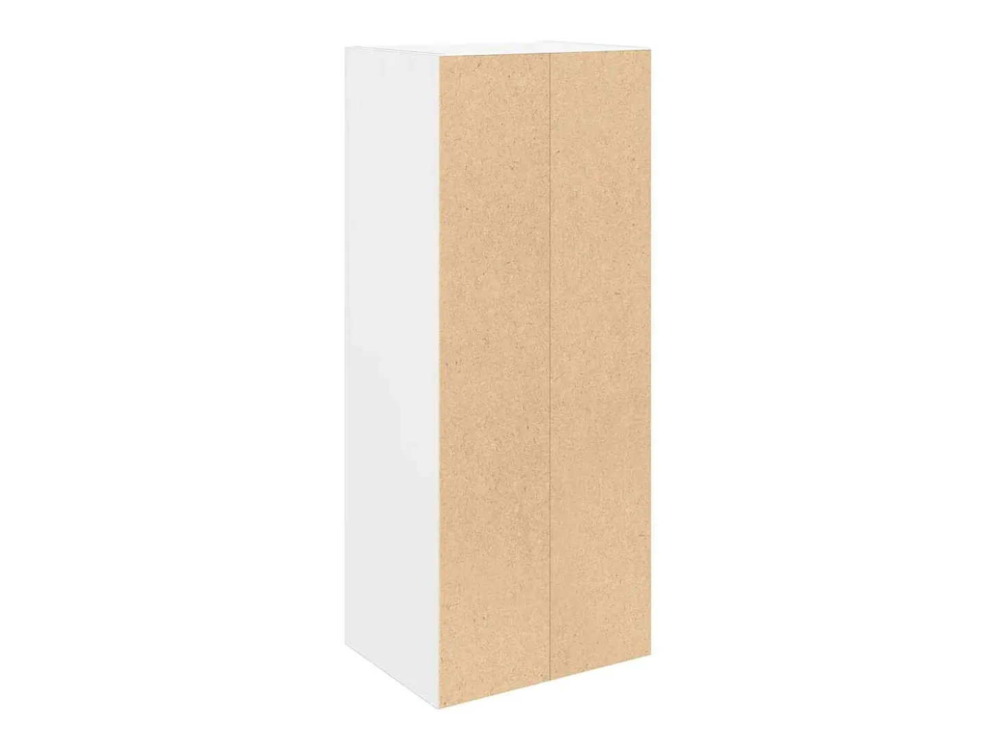 Estantería de madera de ingeniería blanca 31x24x77 cm