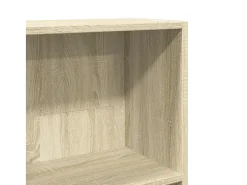 Estantería de madera de ingeniería roble Sonoma 80x30x152 cm