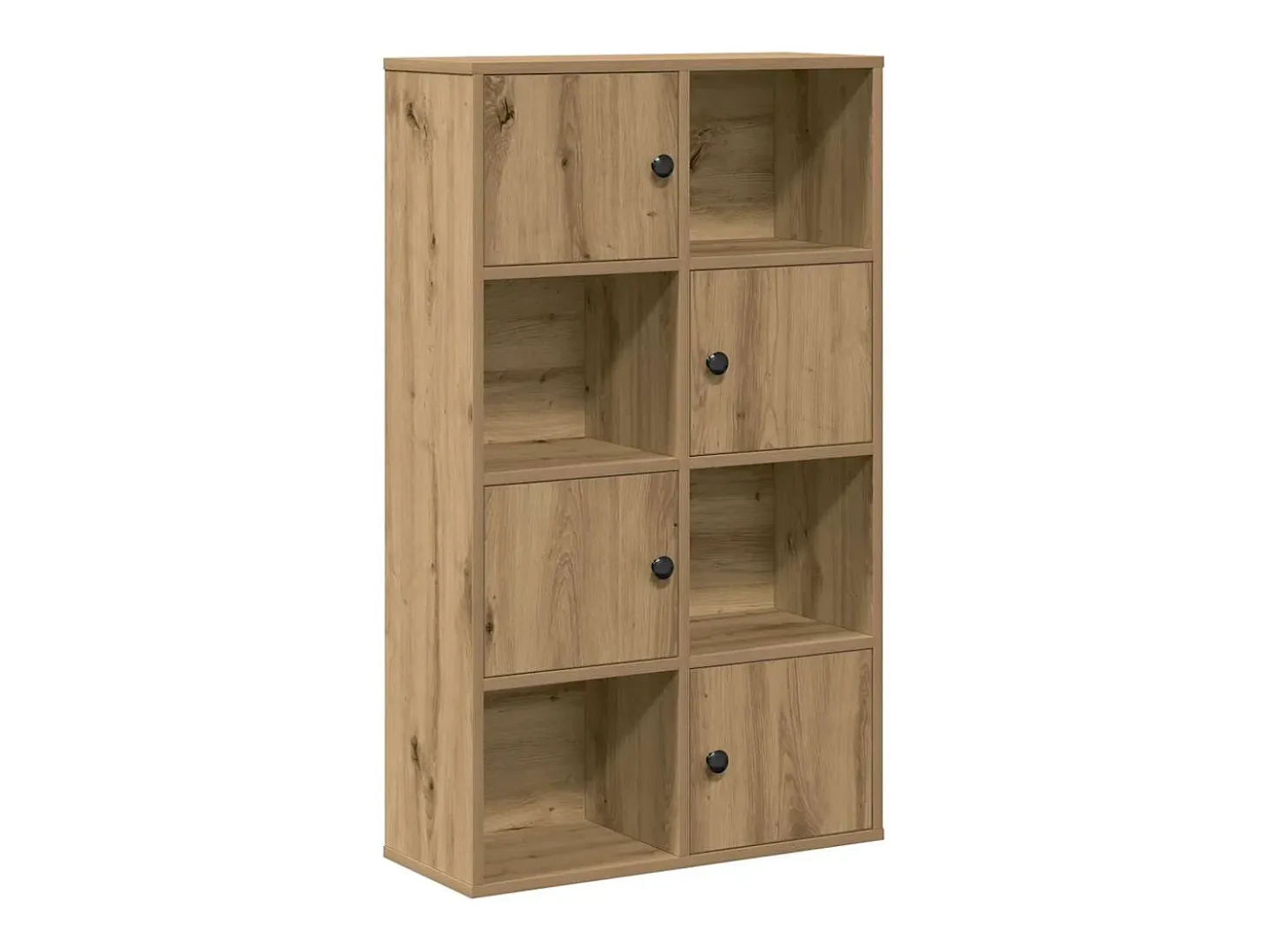 Estantería de madera de ingeniería roble artisan 60x24x101,5 cm