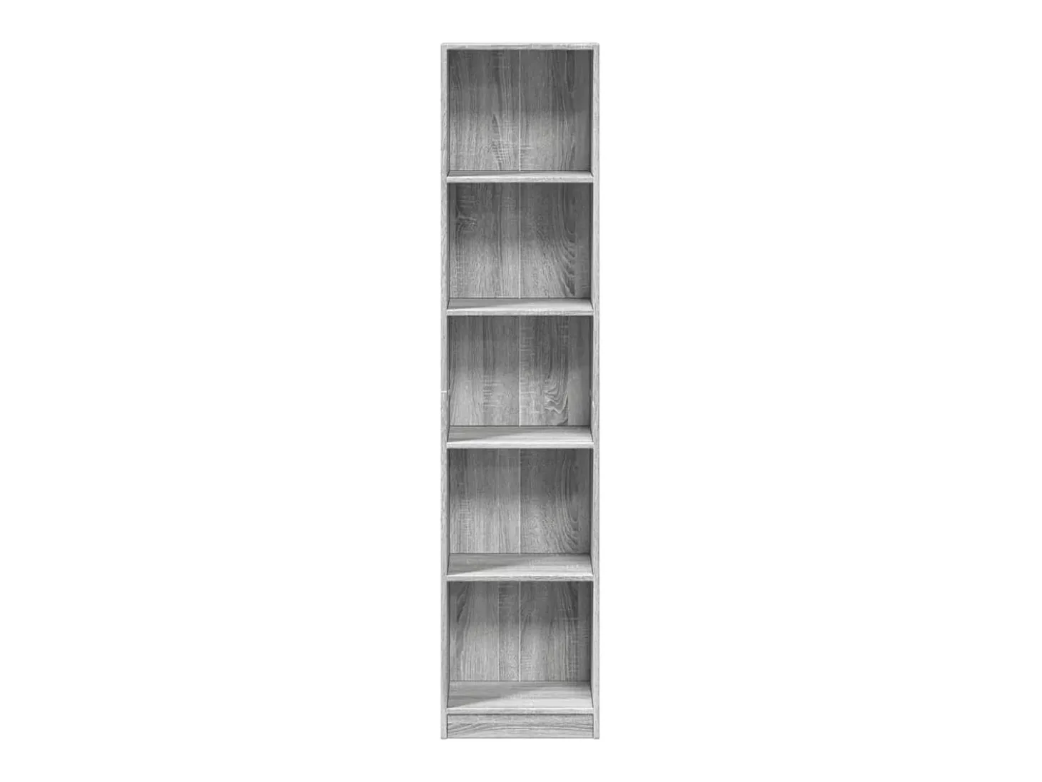 Estantería de madera de ingeniería gris Sonoma 40x24x176 cm