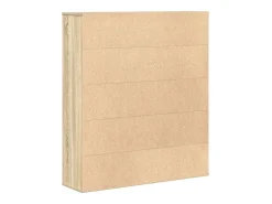 Estantería de madera de ingeniería roble sonoma 89x24x101,5 cm
