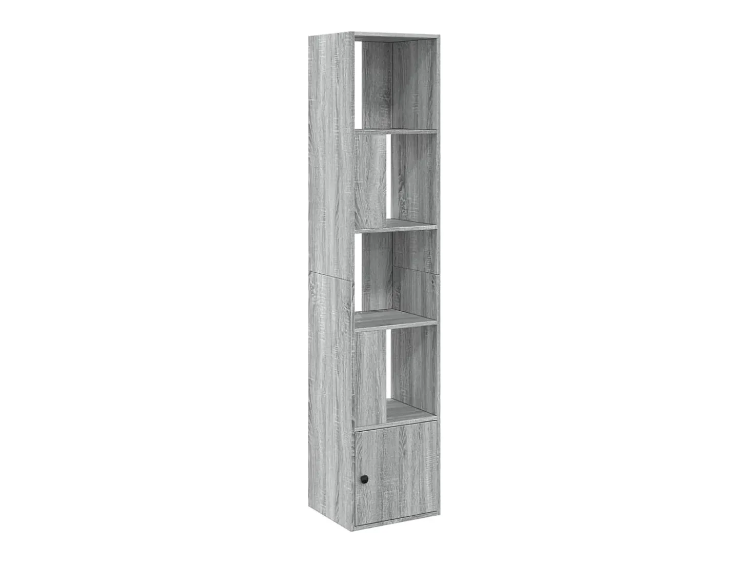 Estantería de madera de ingeniería gris Sonoma 40x36x189 cm