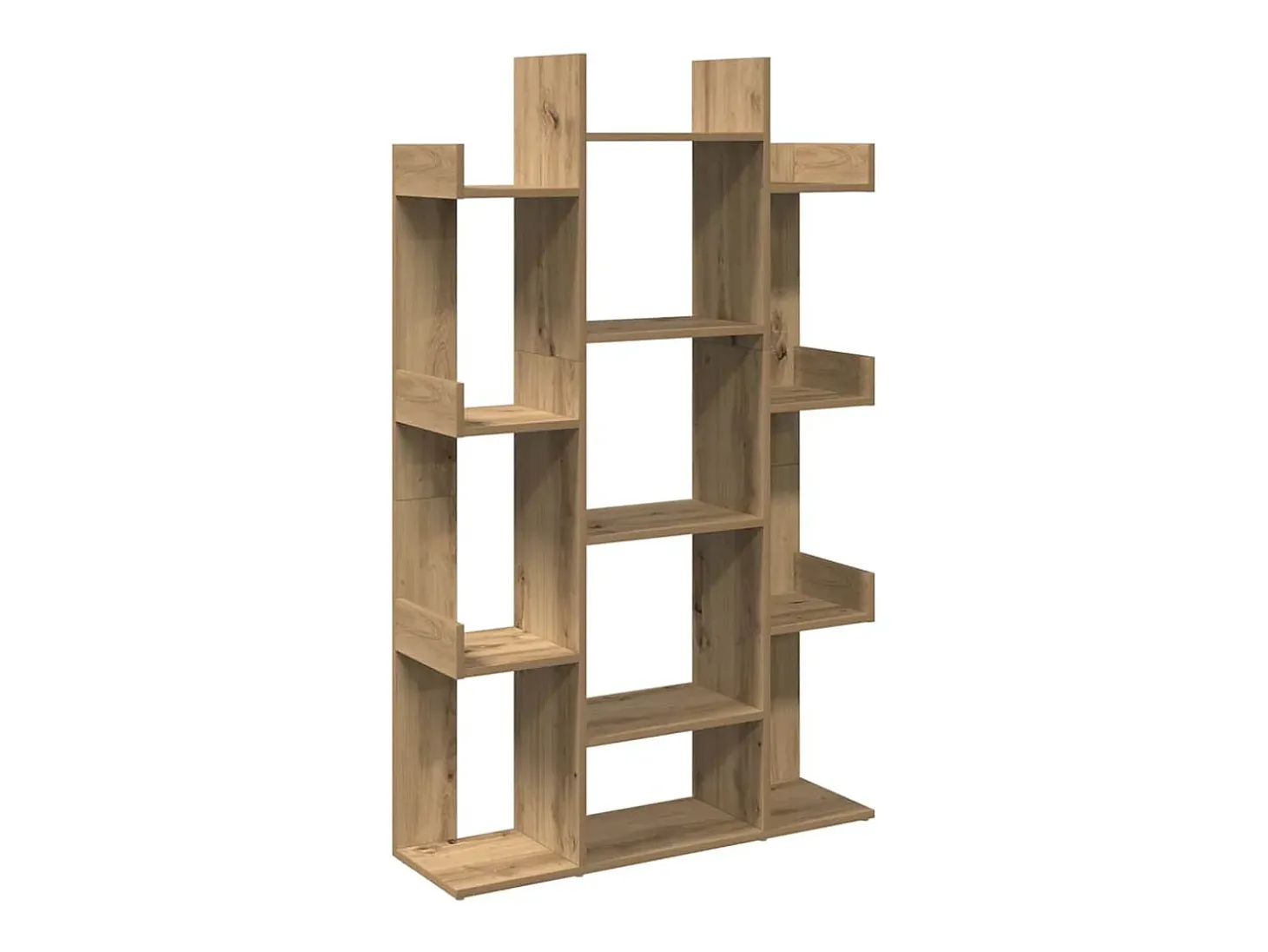 Estantería de madera de ingeniería roble artisan 86x25,5x140 cm