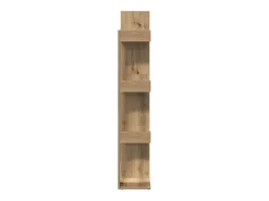 Estantería de madera de ingeniería roble artisan 86x25,5x140 cm