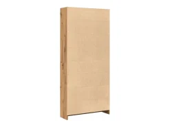 Estantería de madera de ingeniería roble artesanal 80x24x176 cm