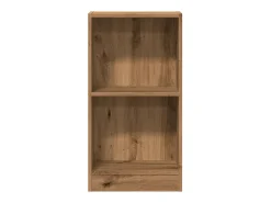 Estantería de madera de ingeniería roble artesanal 40x24x76 cm