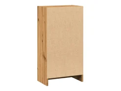 Estantería de madera de ingeniería roble artesanal 40x24x76 cm