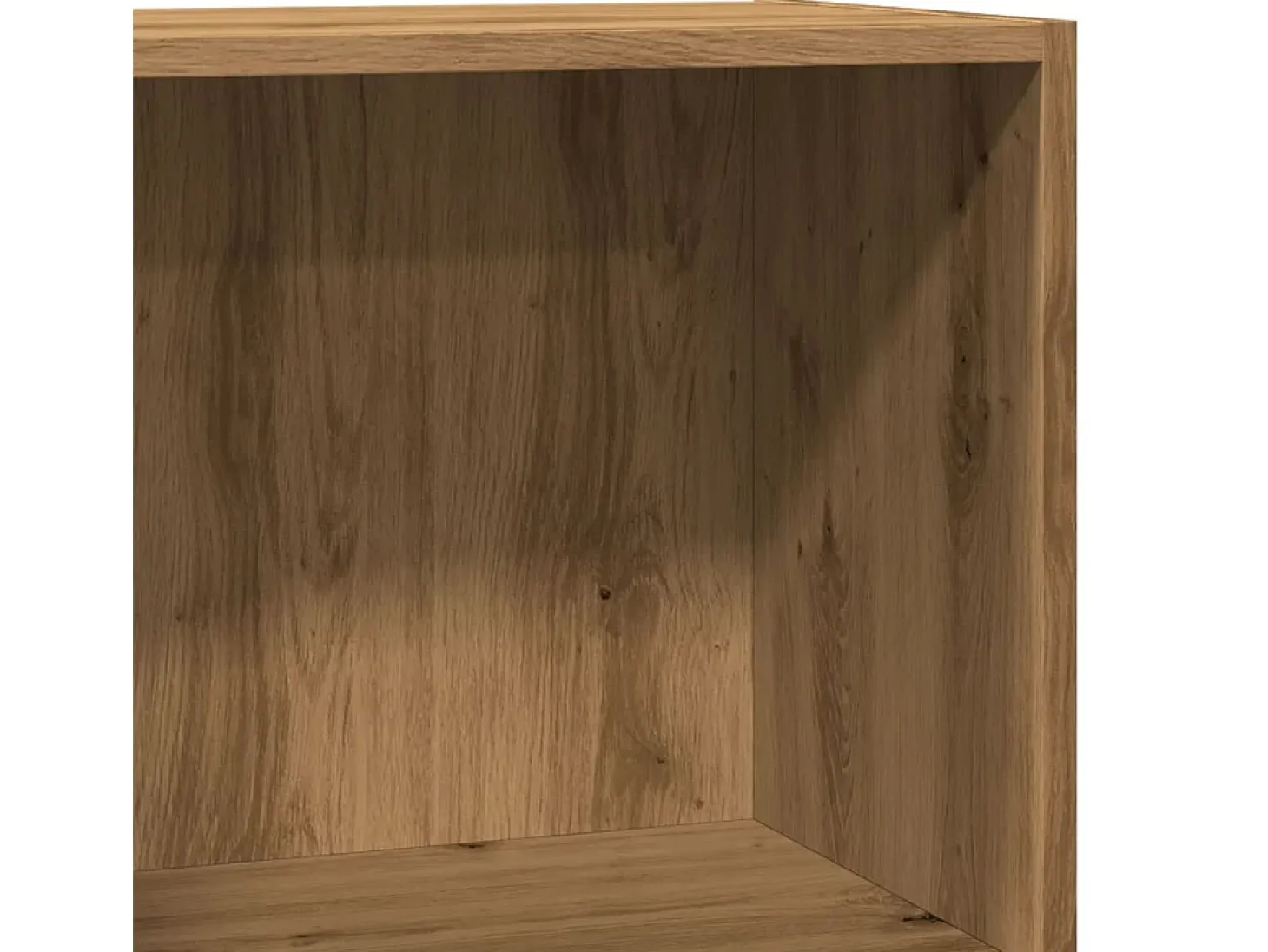 Estantería de madera de ingeniería roble artesanal 40x24x76 cm